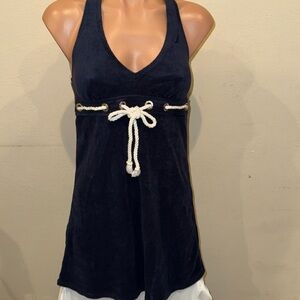 NWT Nautica bikini swimsuit cover up halter dress size XS